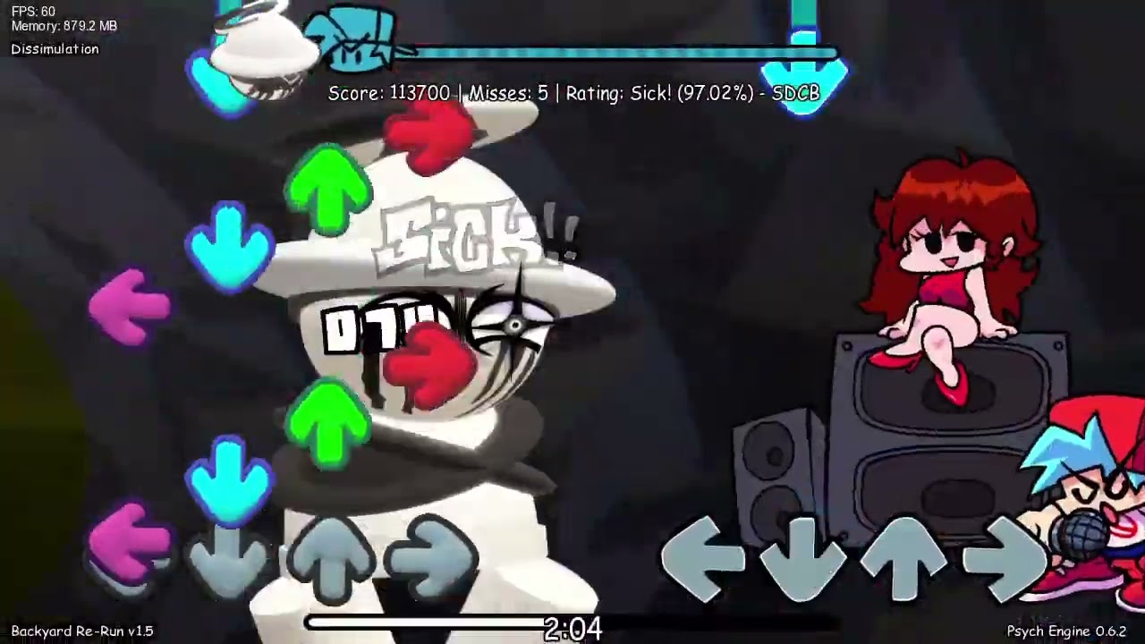 Dissimulation - Vs Dave & Bambi Backyard Rerun 1.5 Cancelled Build