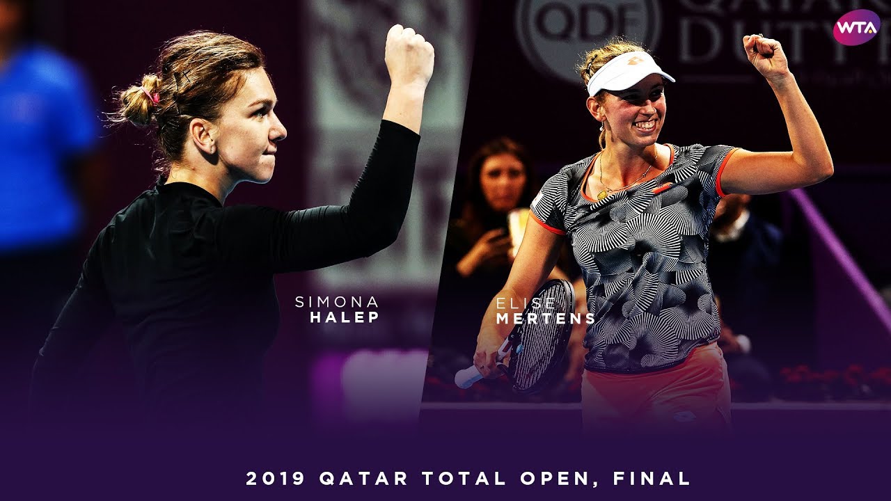 Simona Halep vs. Elise Mertens | 2019 Qatar Total Open Final | WTA Highlights