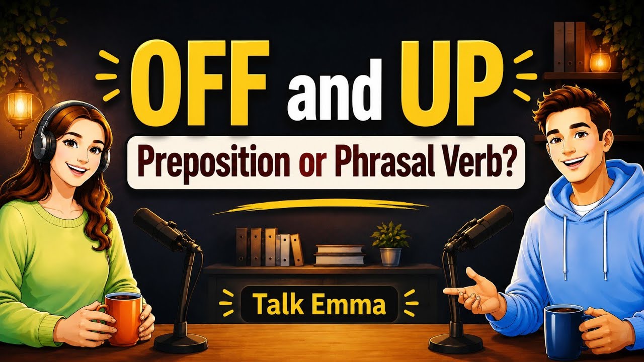 OFF и UP &mdash; предлог или фразовый глагол? Наконец-то просто! | Уровень B1-B2 | Английский подкаст