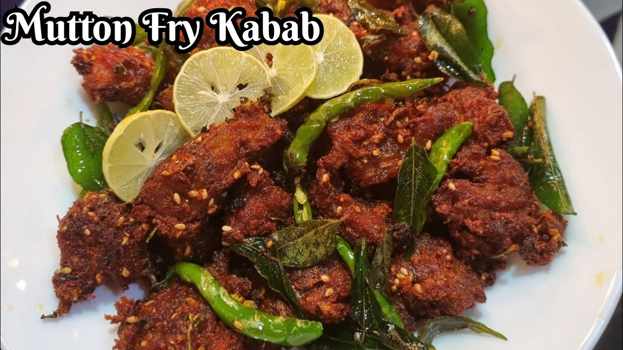 Mutton Fry Kabab Recipe | Crispy Mutton Fry Kabab Recipe | Quick and Easy Kabab Recipe |