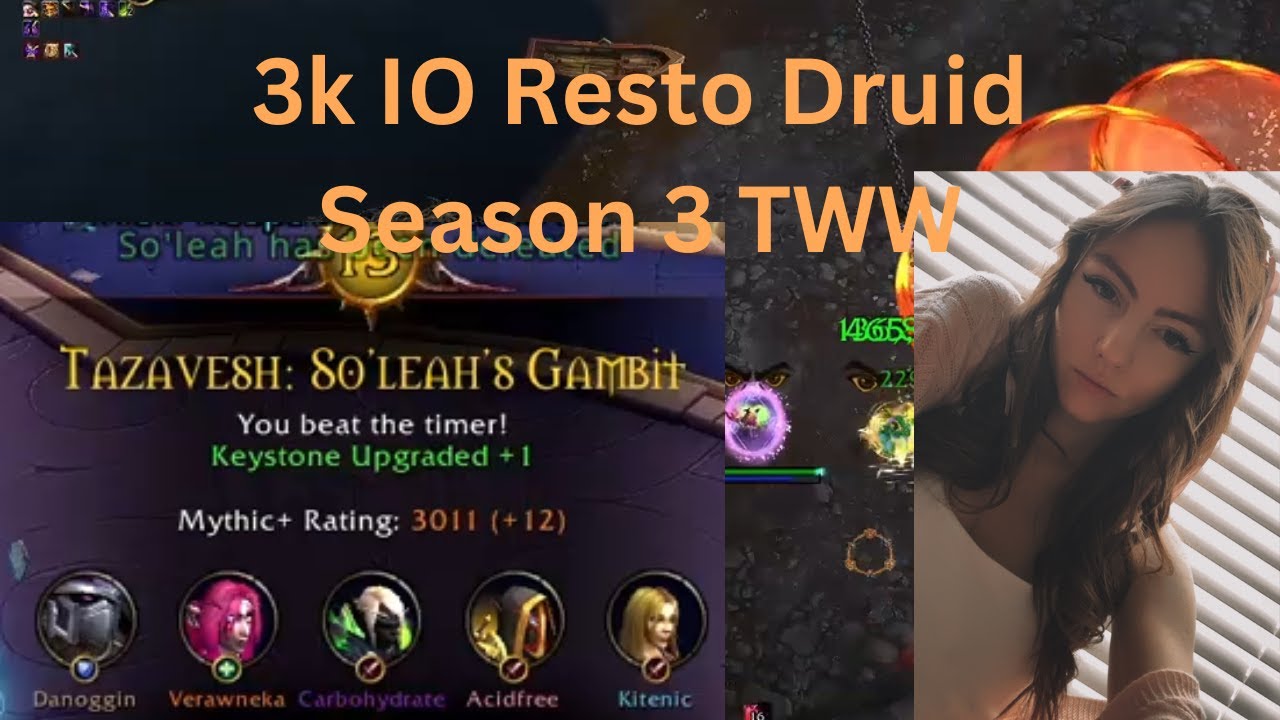 3k IO Restoration Druid: Season 3 TWW