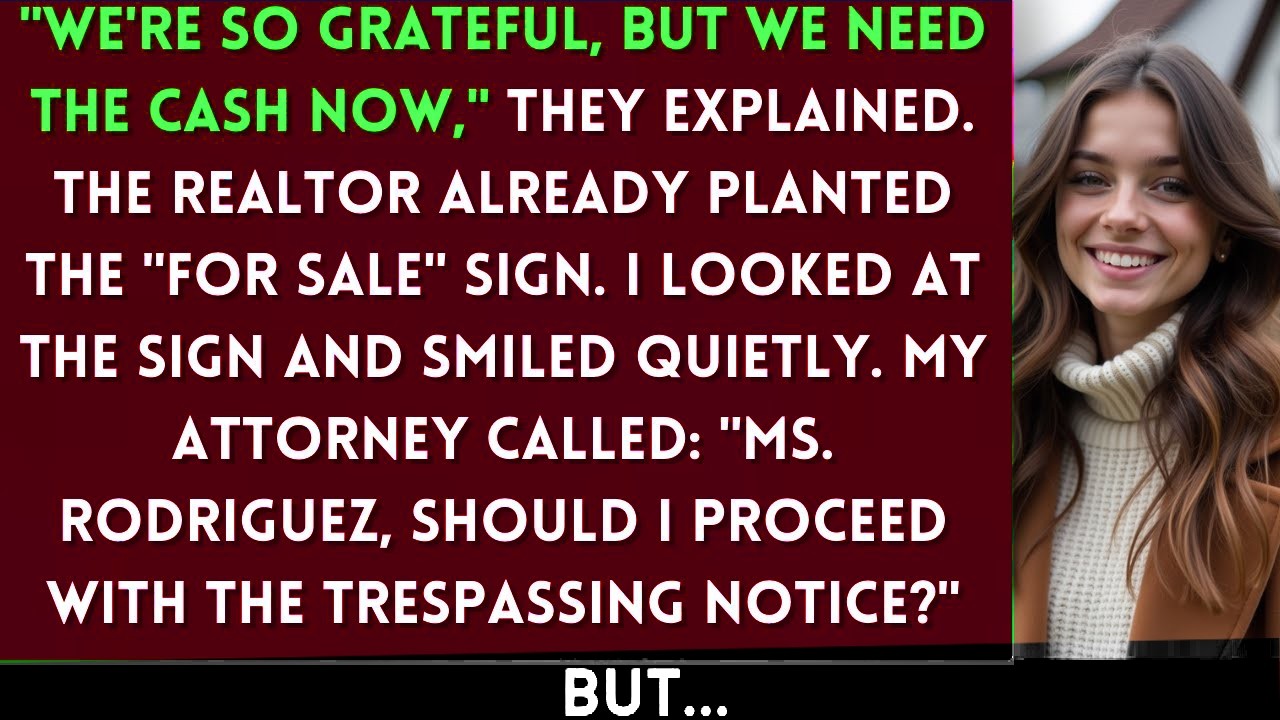 Parents Thanked Me For The $780,000 Mortgage Payment—Then Announced They're Selling My Childhood