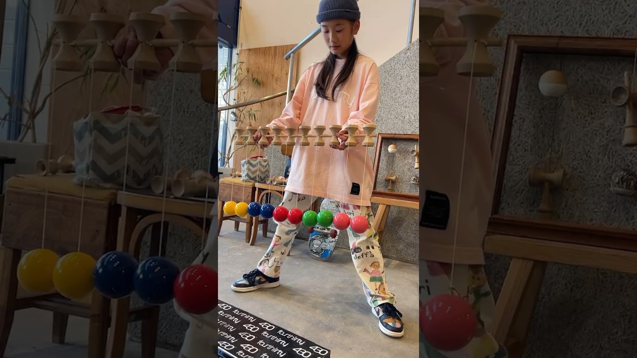 Can UNO get all 10? #cerealkendama #kendamatricks #kendama #kendamalife #spike #funny