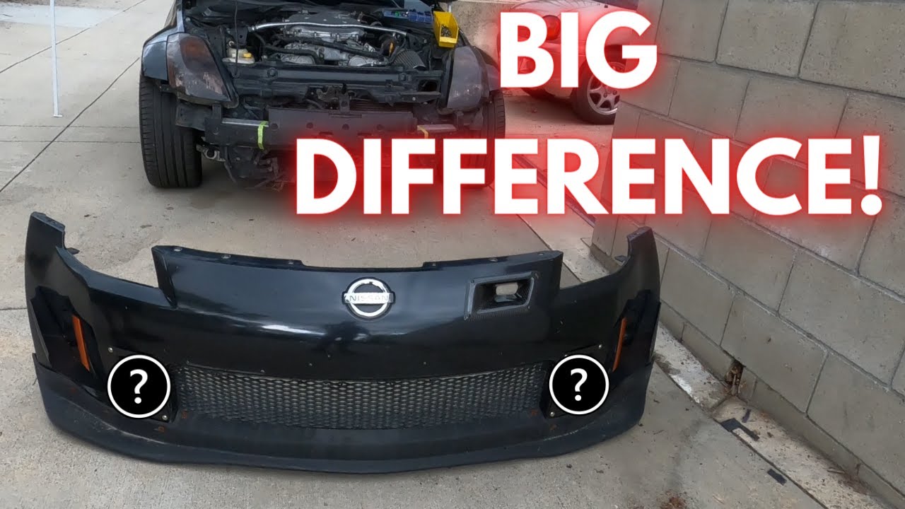 350Z BRAKE DUCT AND INTAKE VENT INSTALL! (Front Bumper Fix Pt 4)
