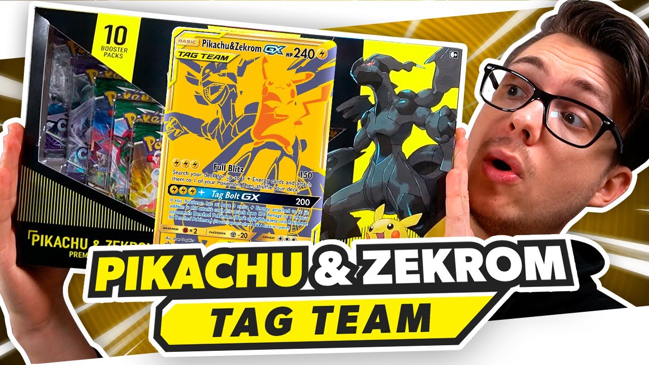 Letzte TAG TEAM ALL STARS GOLD BOX! 😱Pikachu & Zekrom GX Tag Team Gold Kollektion Pokemon Booster