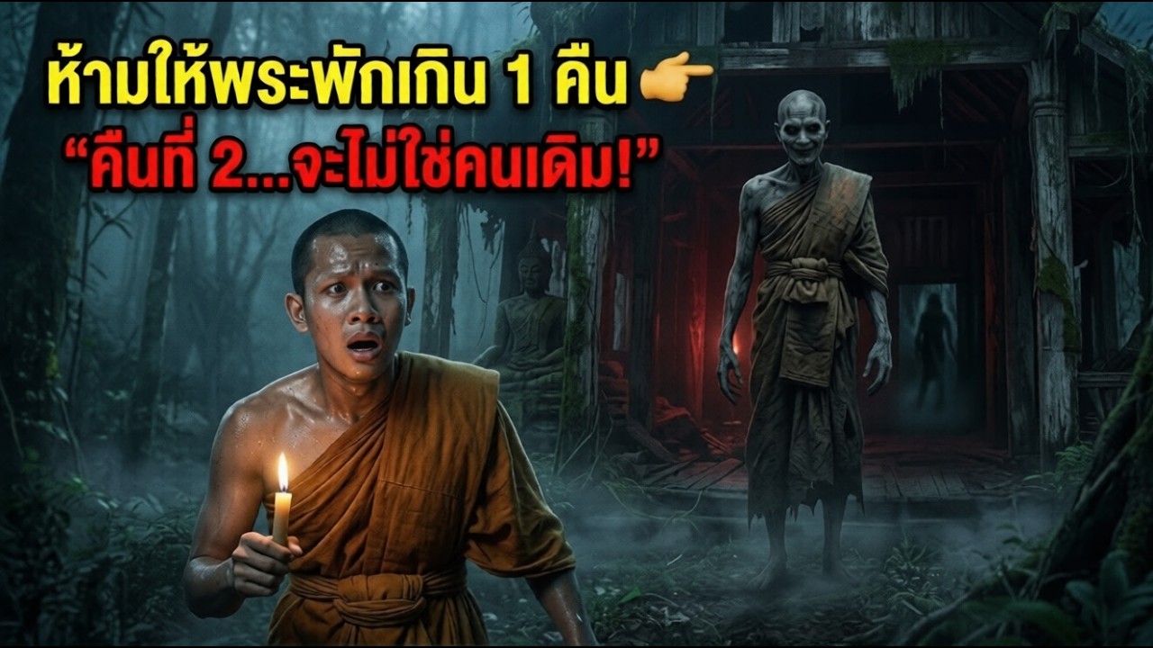 คำสาปวัดป่าร้าง…ห้ามให้พระพักเกิน 1 คืน | คืนที่ 2 ไม่มีใครรอด