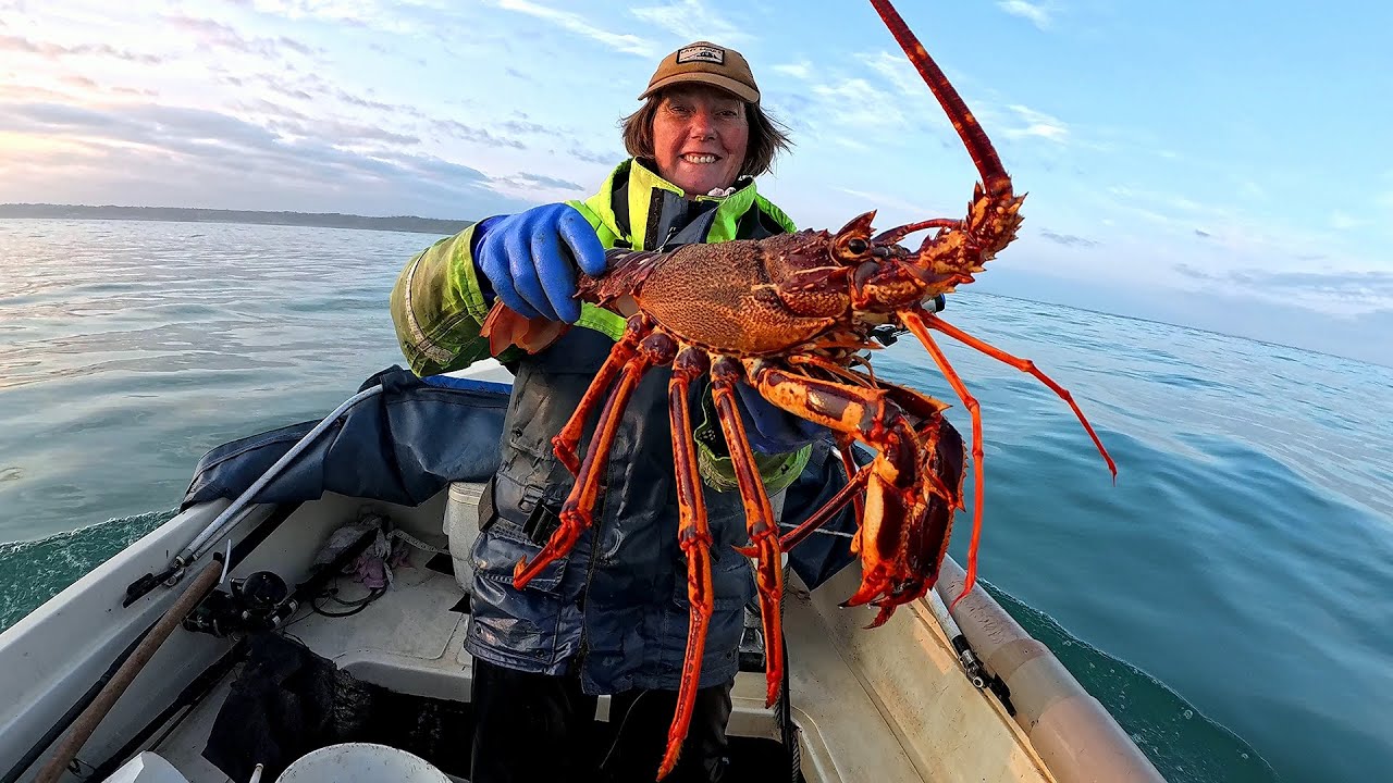 Dream Day Out On The Boat - Crayfish Lobster Monster Mackerel Octopus Conger Eel Crab