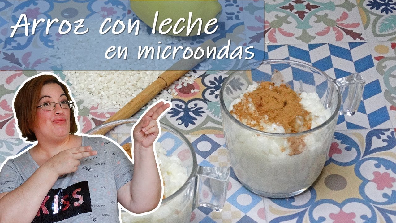 Arroz con leche en el microondas, fácil, rápido y muy cremoso!