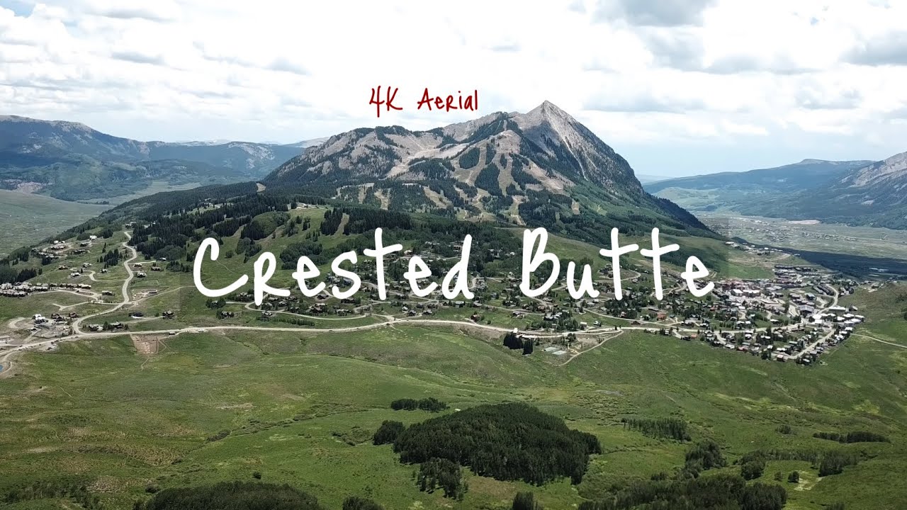 Breathtaking 4k Drone Video of Crested Butte, Colorado