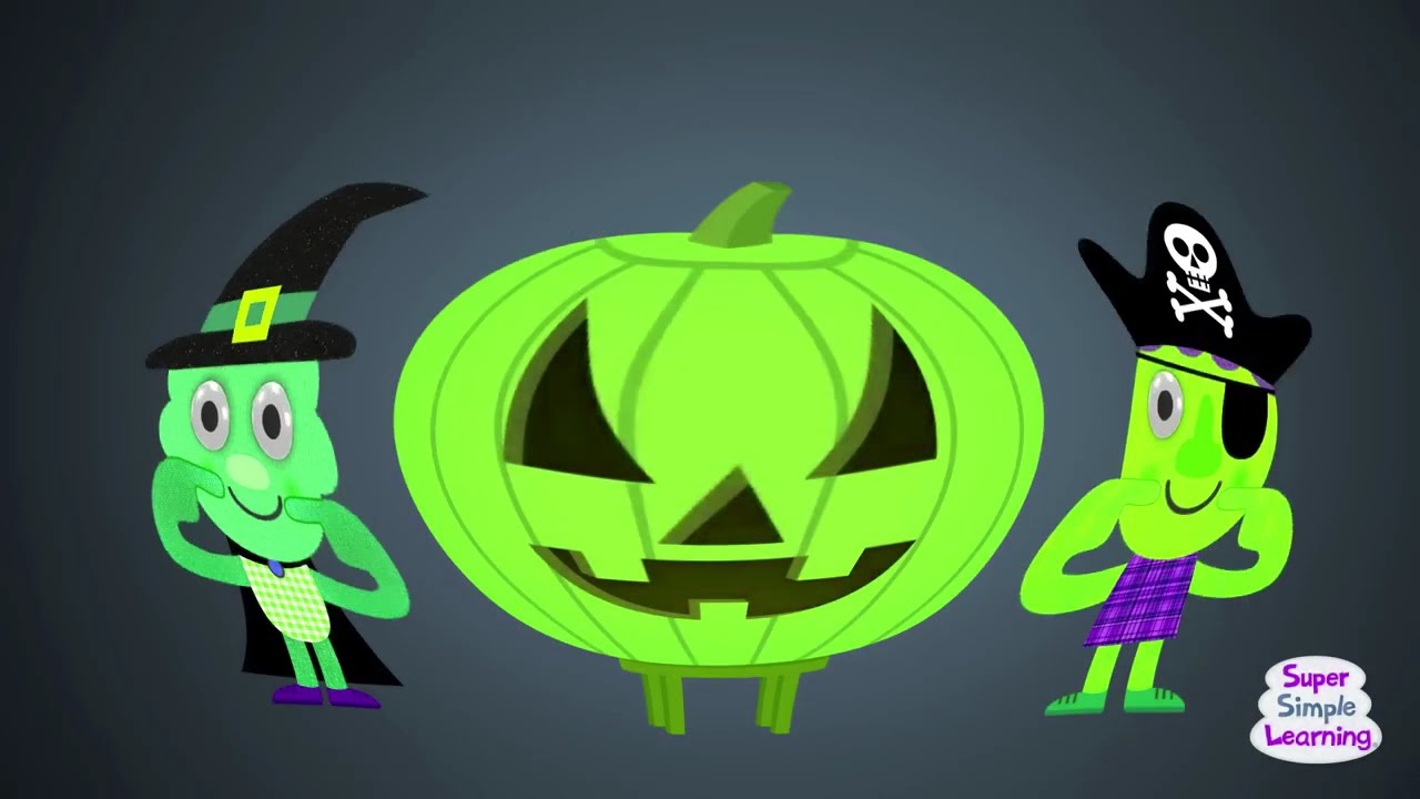 Noodle & Pals Can You Make A Happy Face Jack-O'-Lantern Intro Logo Sponsored By Klasky Csupo 2001
