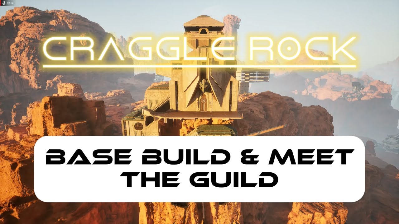 Craggle Rock - Base Build and Meet the Guild - Dune Awakening #lol #funnygaming #basetour