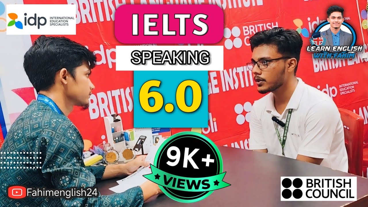 IELTS Speaking mock test band score 6.0 with feedback 2024 | | Learn English with Fahim.