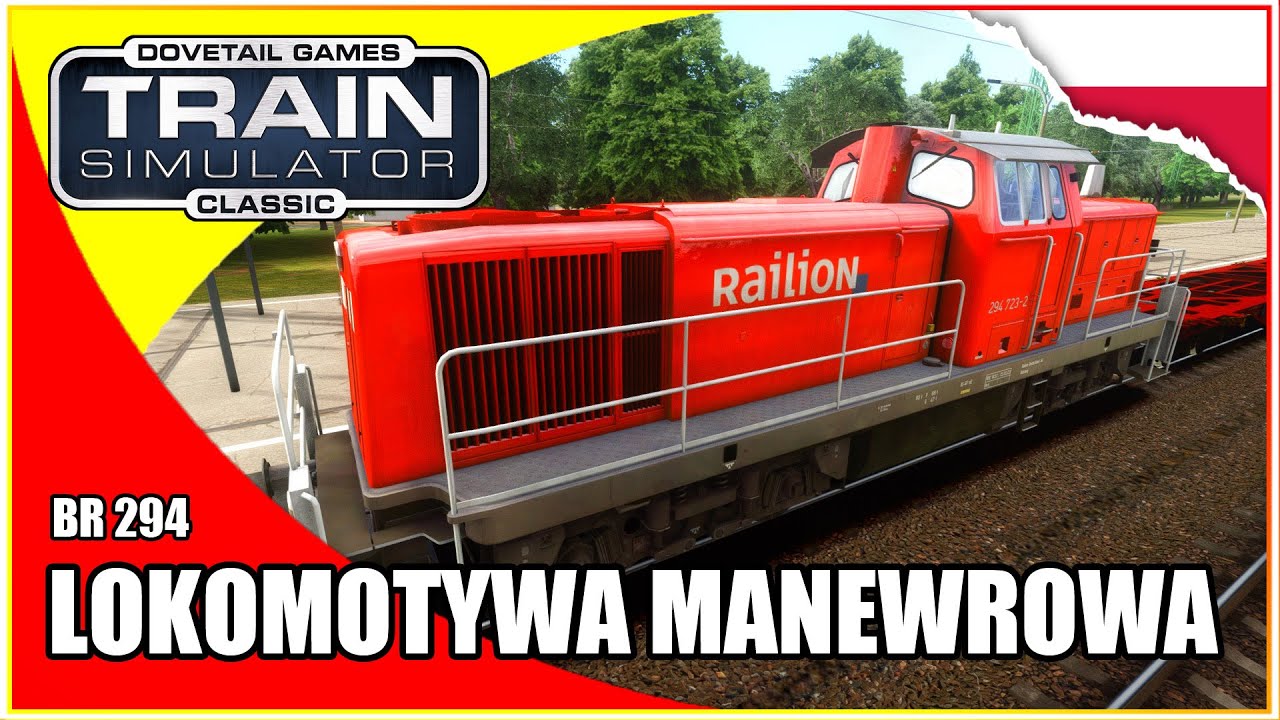 Lokomotywa manewrowa | BR 294 | Train Simulator Classic po polsku | symulator kolejowy