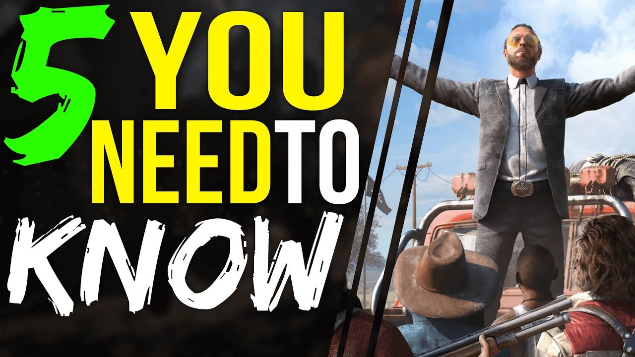 FAR CRY 5 - 5 THINGS YOU NEED TO KNOW - Character Customization, Gameplay and more