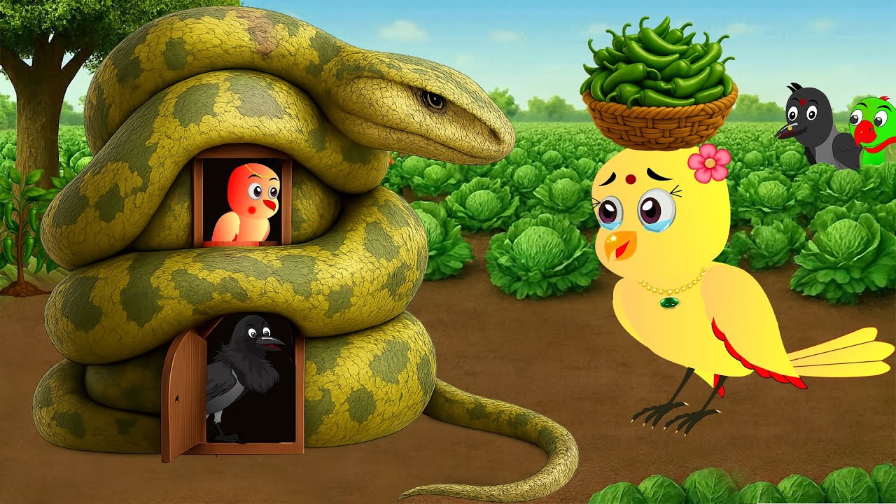 Bird's snake house ranu chidiya cartoon new episode | ranu chidiya ki story cartoon cartoon