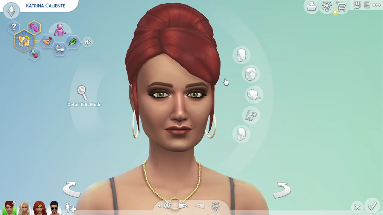 Caliente ladies everyday outfit  basegame makeover.