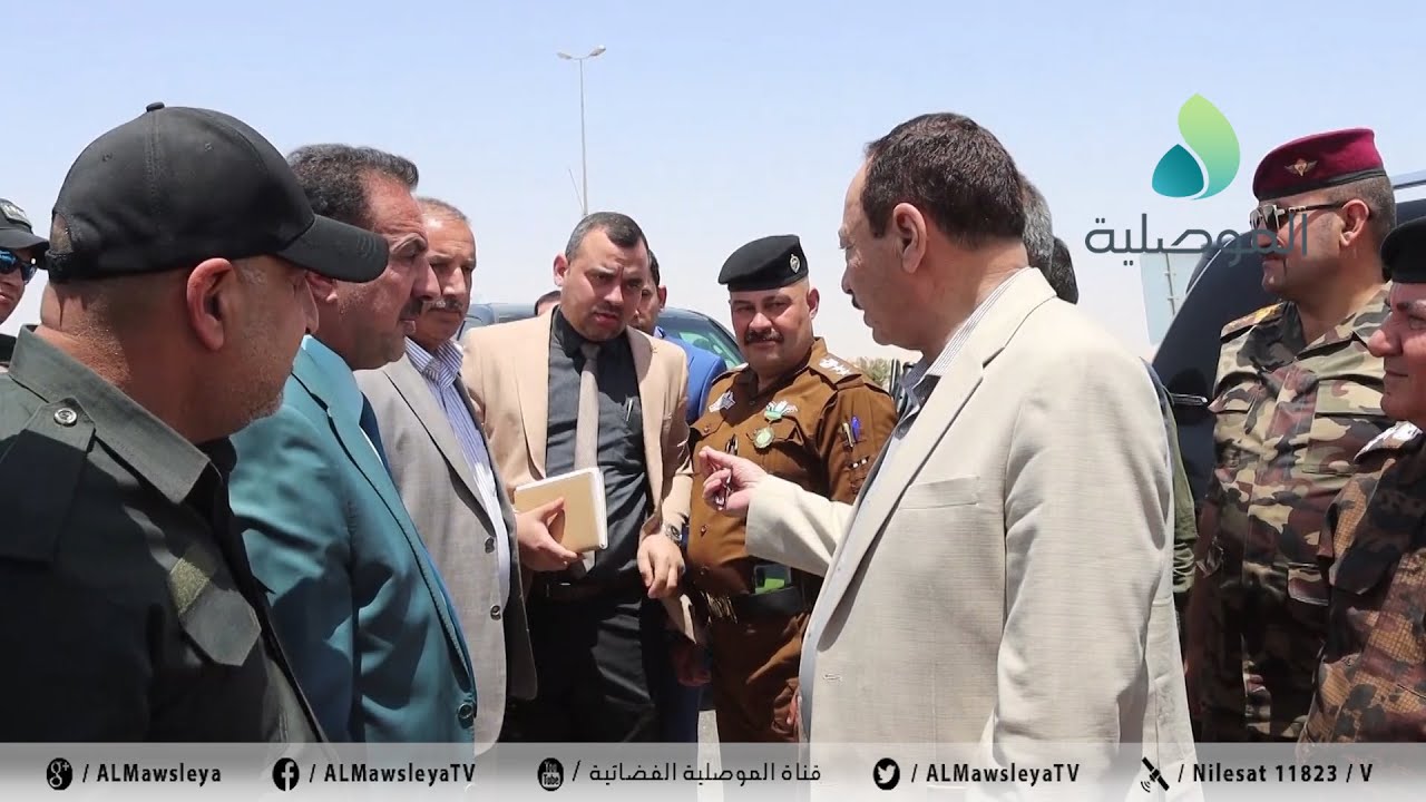 محافظ نينوى يؤدي زيارة الى قضاء الحضر ويلتقي بعدد من المسؤولين ويوجه بانجاز عدد من الشوارع