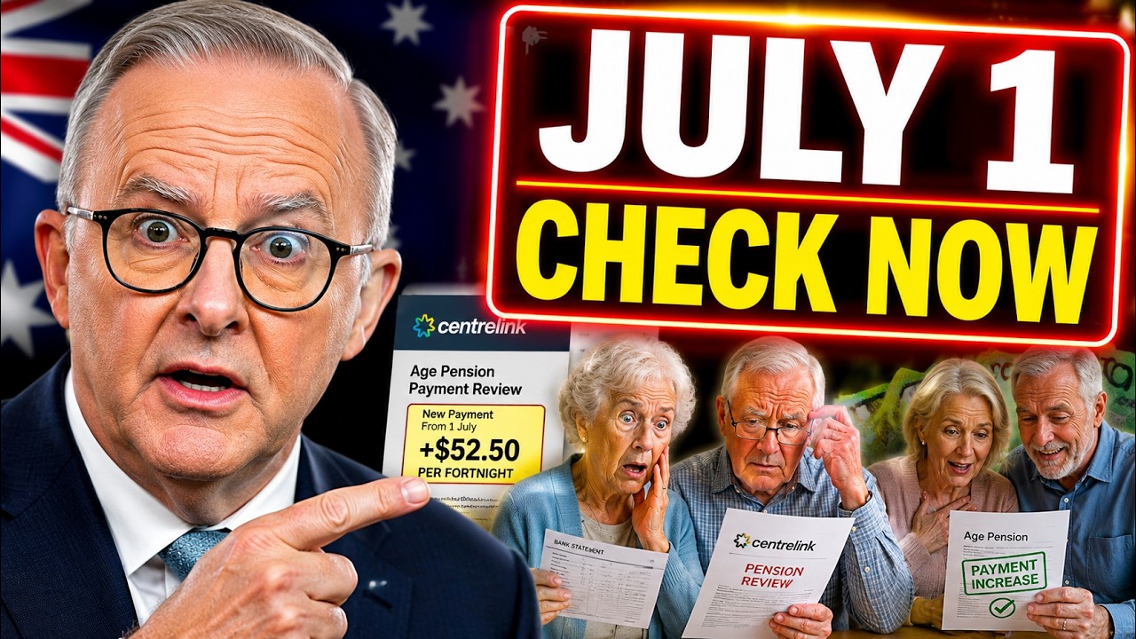 🚨 Centrelink July 1st Rules Update: Australian Age Pensioners MUST Check This Today!