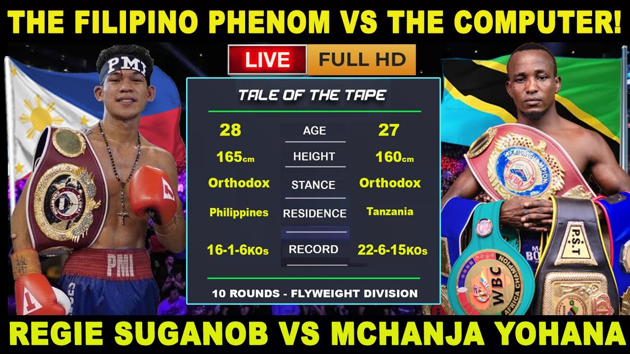 LIVE! PHILIPPINES VS TANZANIA: REGIE SUGANOB vs MCHANJA YOHANA FULL FIGHT | NEXT CASIMERO PACQUIAO