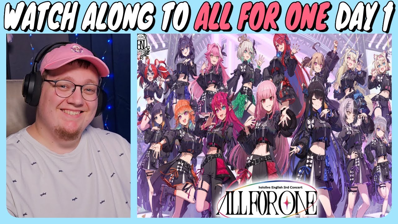 All For One Hololive English 3rd Concert Day 1 | Watch Along