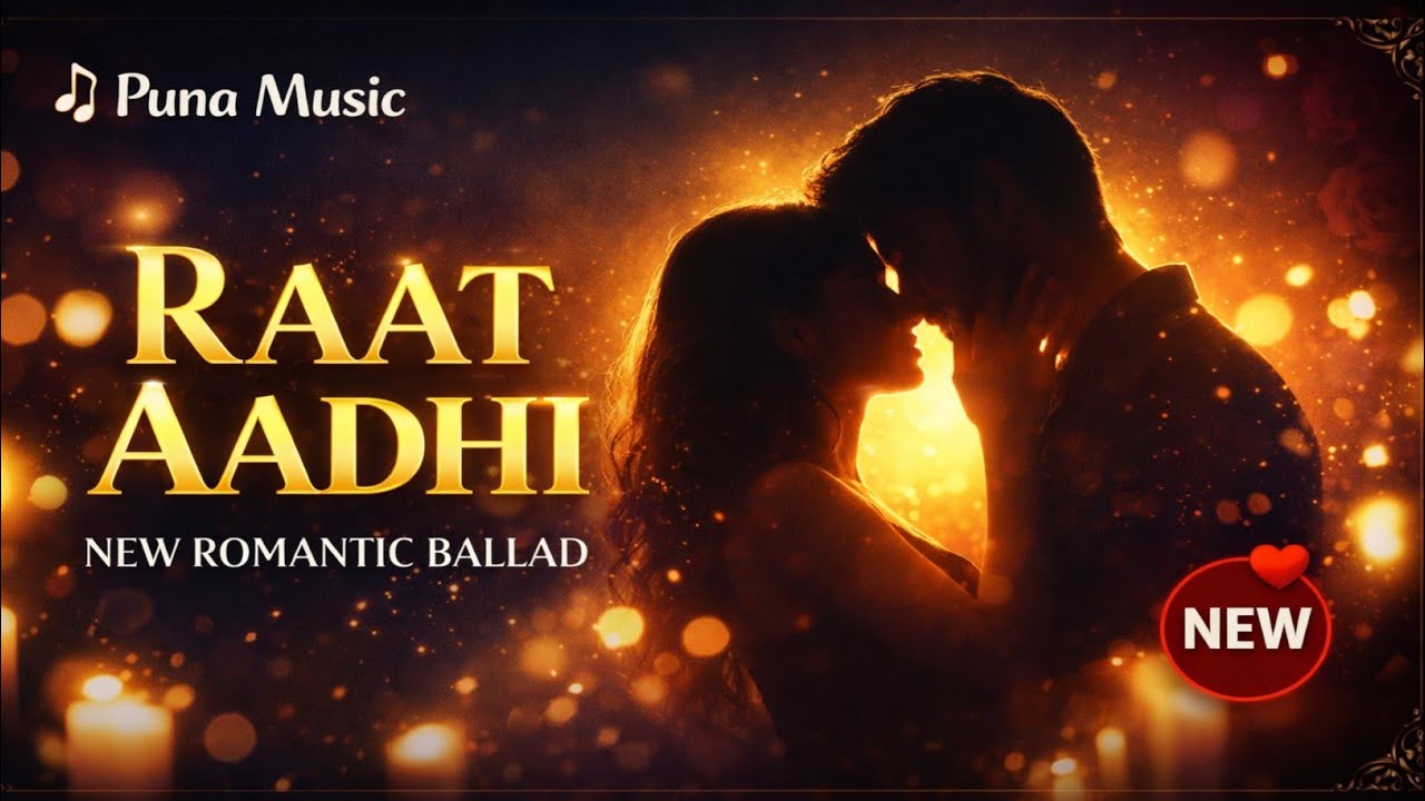 Raat Aadhi - New Romantic Bollywood Song | Puna Music | Latest Hindi Love Ballad 2026