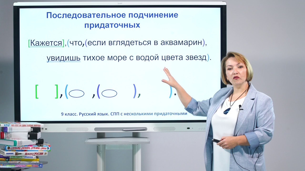9 класс. Русский язык. Сложноподчинённые предложения с несколькими придаточными
