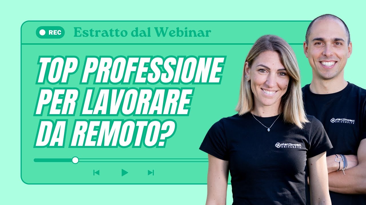LAVORO DA REMOTO: quale percorso digitale scegliere per lavorare dove vuoi 🧑‍💻