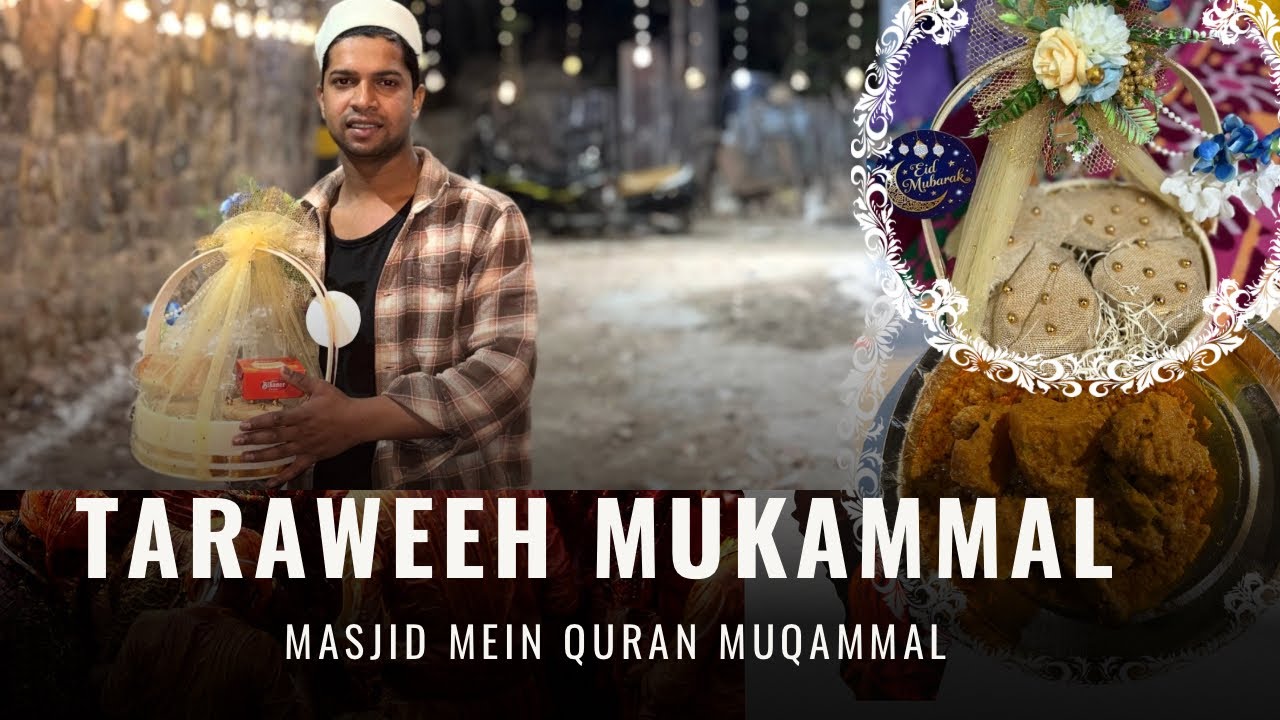 Taraweeh mukamma || masjid mein Quran mukammal || jharne wali masjid || #ramzan #ramzanmubarak 