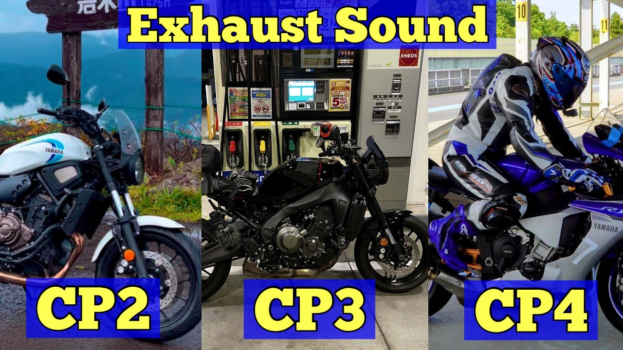 YAMAHA エキゾーストサウンド🎧｜CP2 XSR700 × CP3 XSR900 × CP4 YZF-R1 ┃至高の三連奏🔊