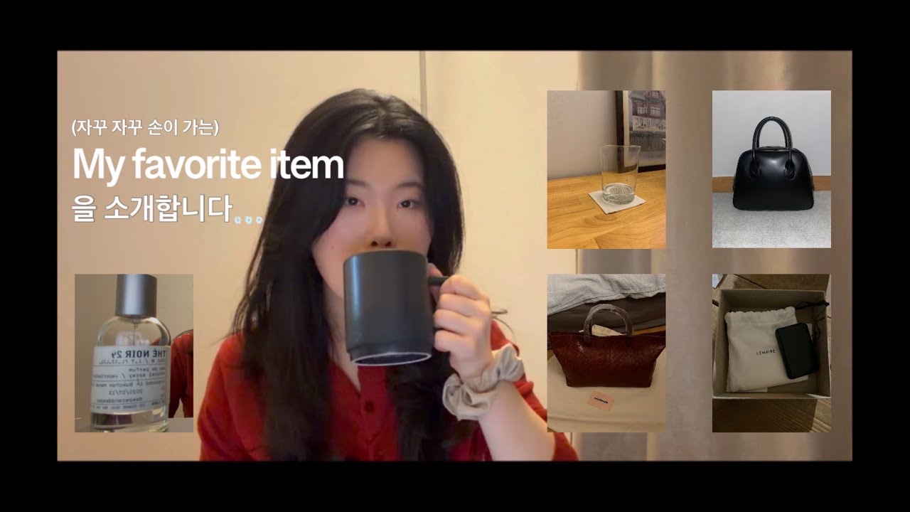 My fav. item 소개 👚👔🍄‍🟫 손 때가 탄 나의 물건들 (르메르 카드지갑, 아오야마백, 미닛뮤트 토트백, 떼누아 29)