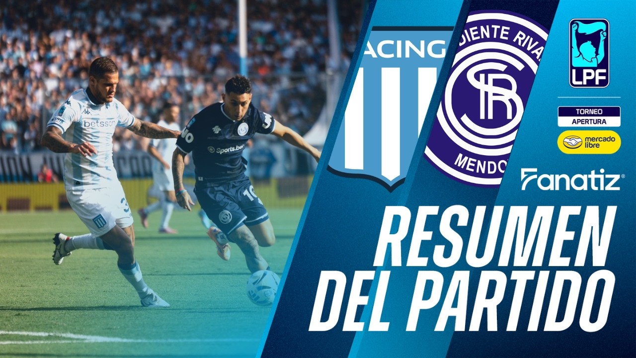 Racing Club 1-1 Independiente Rivadavia - Resumen del Partido | #torneoapertura2026