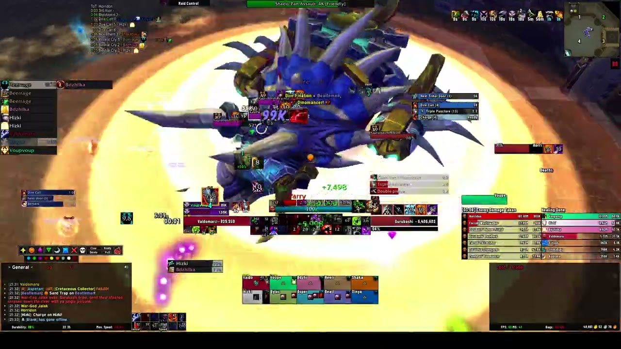 First kill | Horridon 10 HM | Ukranian guild 