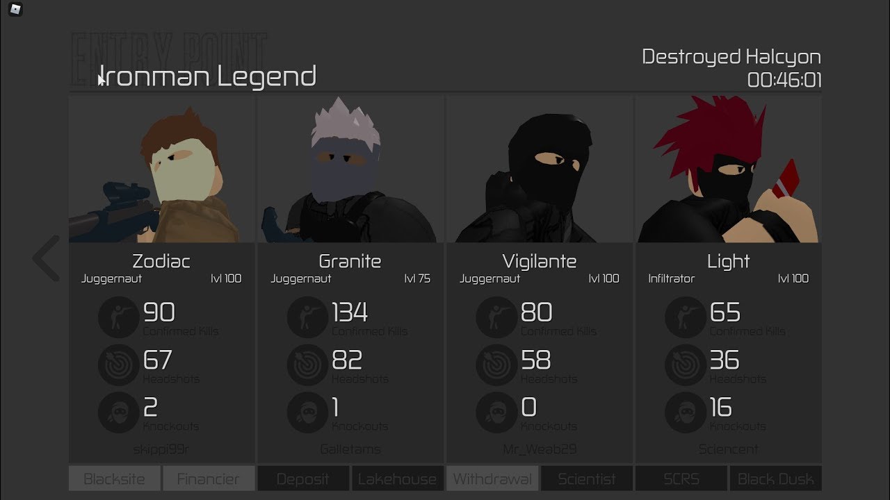 Ironman Legend Squad - 00:46:01