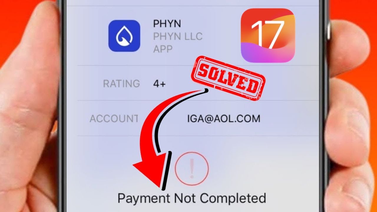 Как исправить ошибку &laquo;Платеж не выполнен&raquo; в App Store! iOS 17
