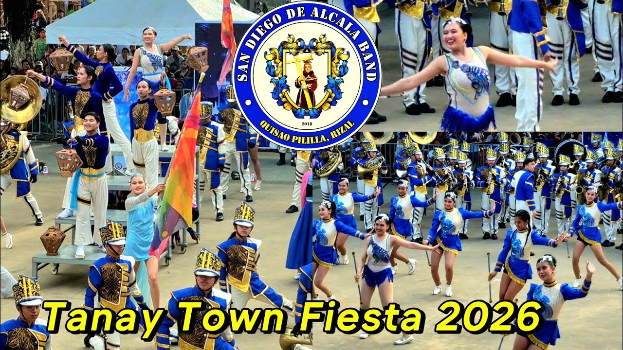 San Diego de Alcala Band | Tanay Town Fiesta 2026 | Drill , Solo & Group Majorettes Competition