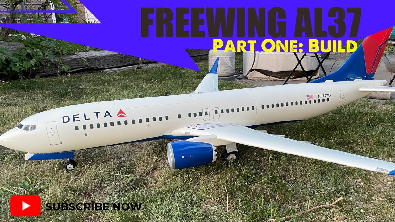Recreating a Delta 737! Freewing AL37: Building and Painting