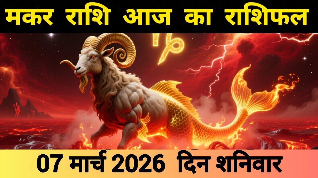 मकर राशि 07 मार्च 2026 | Makar Rashi 07 March 2026 | Aaj Ka Makar Rashifal #आजकामकरराशिफल 