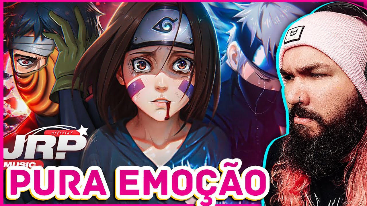 JRP Ft. ‪Amanda Areia‬ & Novatroop - Desisto de Amar 💔 (Obito, Rin e Kakashi) | REACT