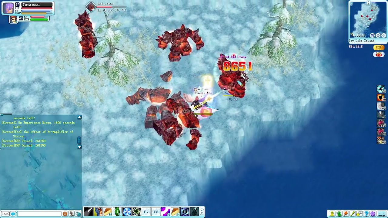 Pirate King Online- Leveling on Winter Island