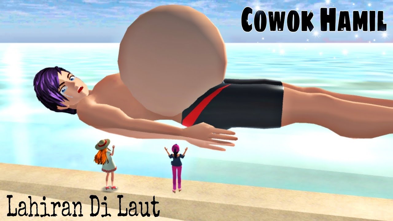 Cowok Hamil Lahiran Di Laut 😱 | Sakura School Simulator