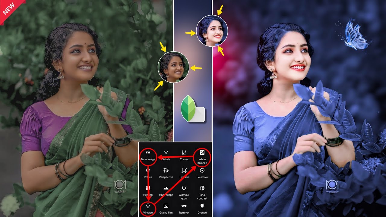 Snapseed New Trick Oil Paint Face Smooth Photo Editing | Snapseed Face Smooth + Face White Editing 😮