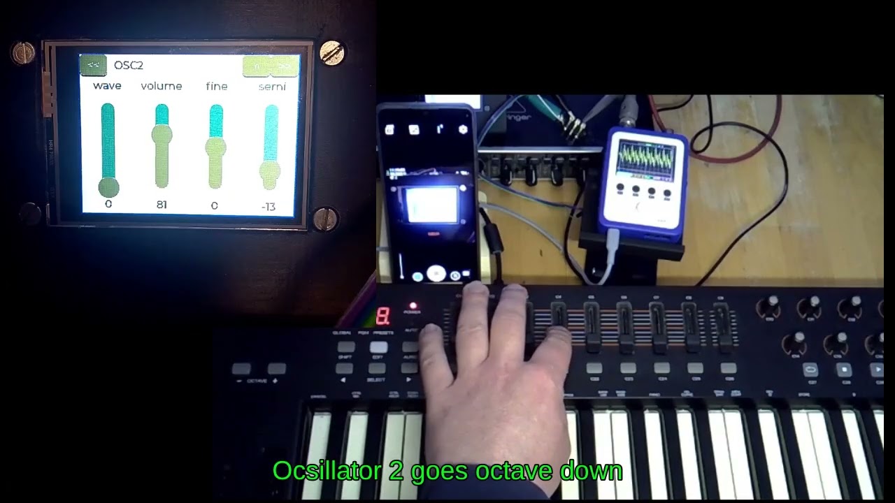 STM32 Nucleo F446RE DIY Virtual Analog Synthesizer WIP