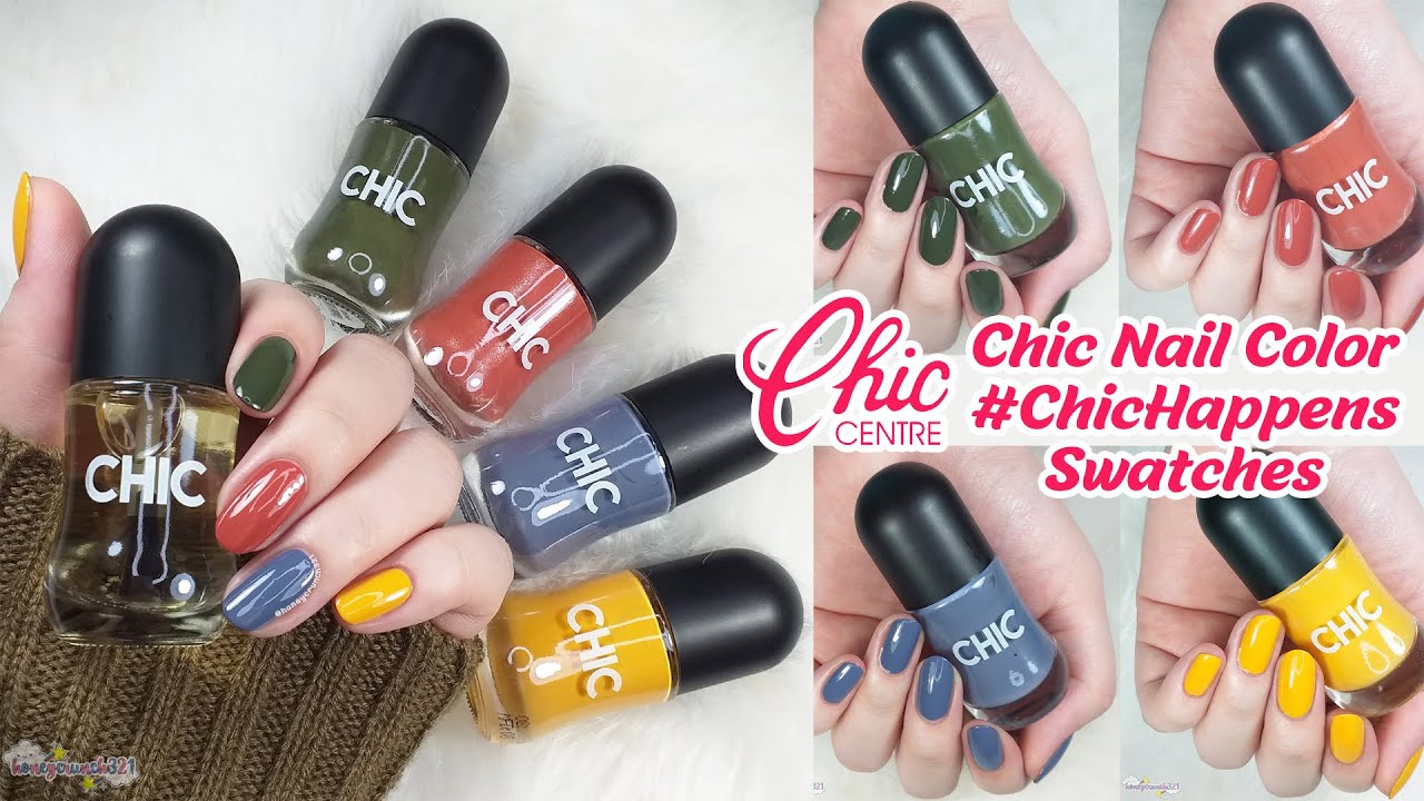 Chic Nail Color #ChicHappens Swatches | honeycrunch321