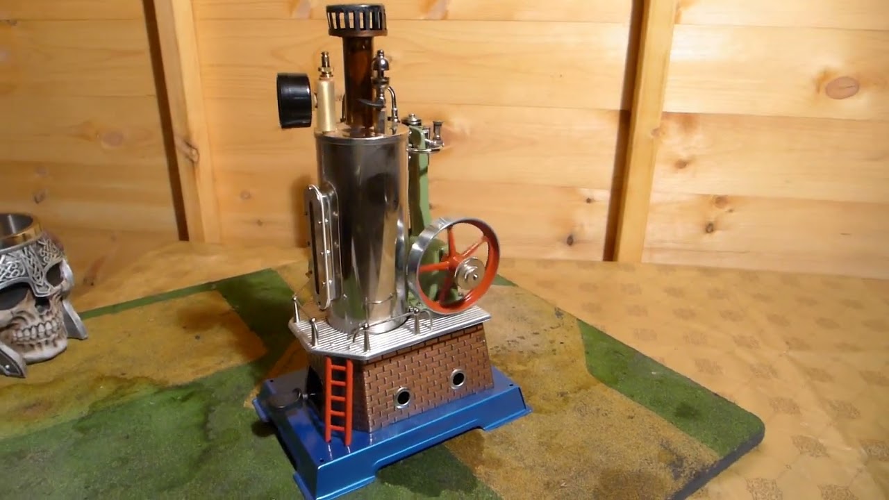 WILESCO D455 FIRST STEAM AFTER REPAIR AND BASE REPAINT, BRILLIANT ENGINE
