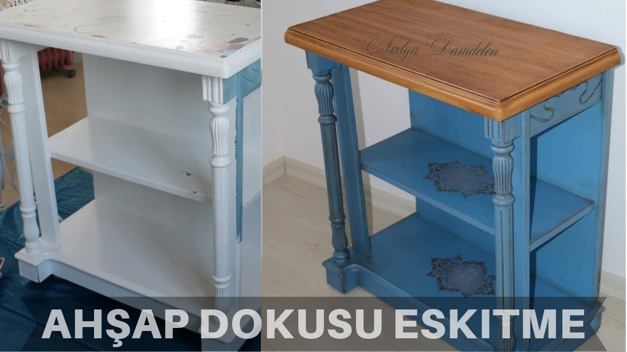 Eskitme Pudrası ve Kremleri ile Mobilya Dönüşümü