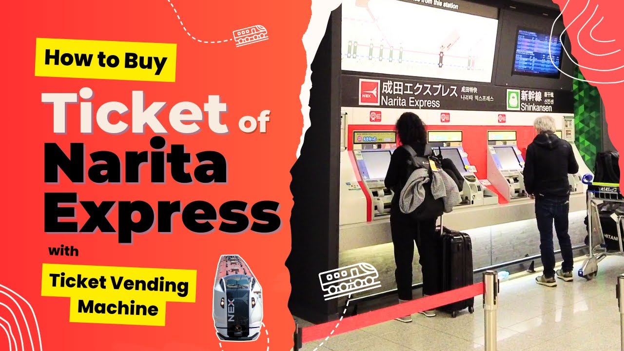 Как купить билет на поезд &laquo;Narita Express&raquo; в билетном автомате.😄👍: Из аэропорта Нарита в Токио.