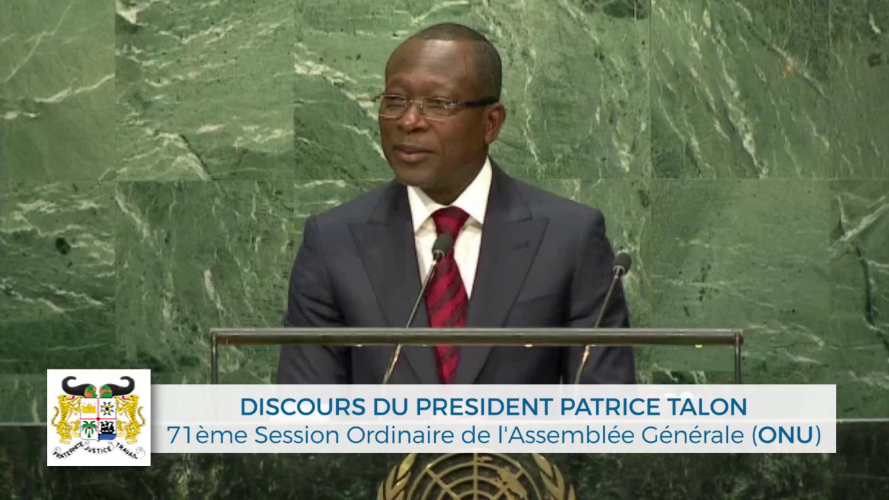 Discours du Président Patrice Talon lors de la 71ème Session de l' AG de l' ONU