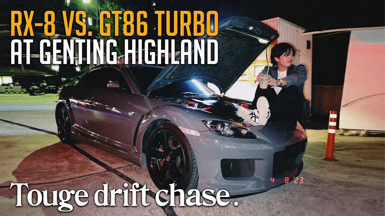 Mazda RX-8 vs. Toyota GT86 - Genting Malaysia | Touge Drift Chase