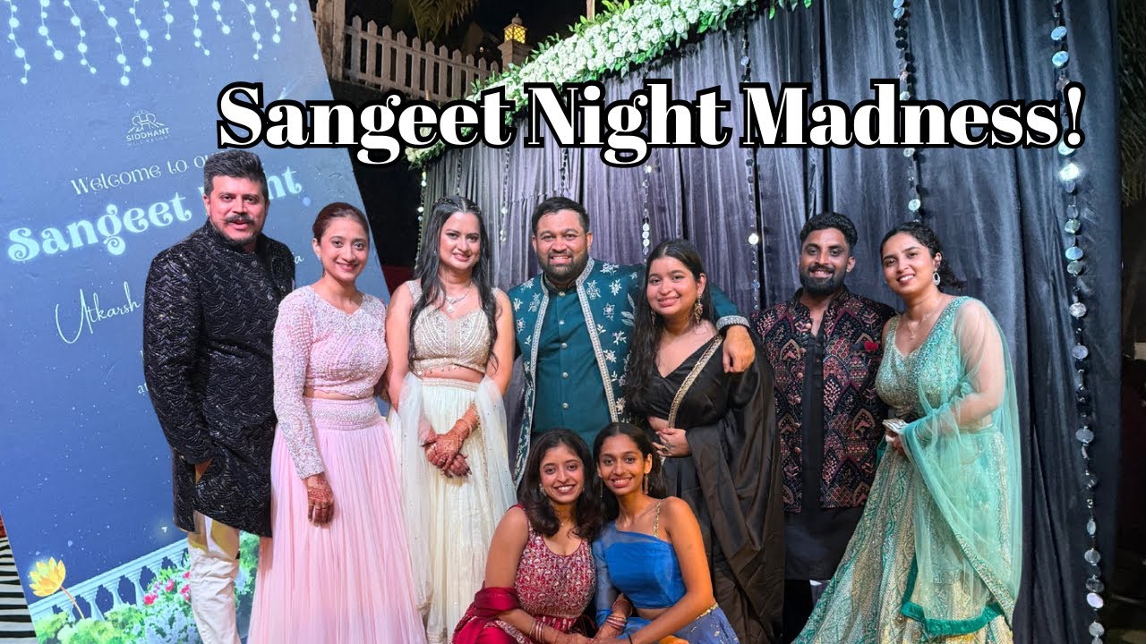 Sangeet Night Crazy Fun 🔥 | Utkarsh & Ankita Wedding | Dadu Cha Lagna Vlog 2 ✨