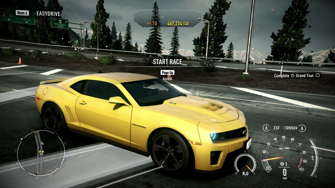 Need For Speed : Rivals : Chevrolet Camaro ZL1 : Gameplay